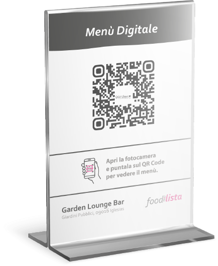 Sample of a QR code made using foodlista